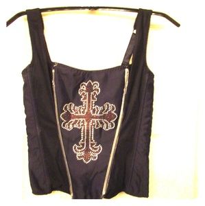 Black Cross Corset